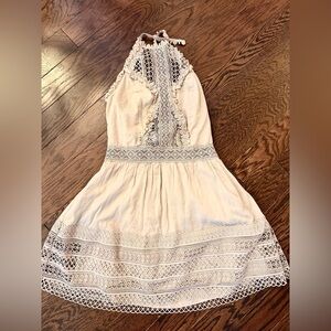 Charo  ruiz Ibiza Andrea dress halter taupe color size M